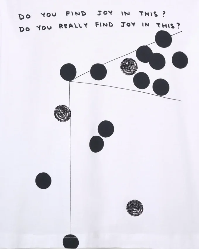 Camiseta Do You Find Joy Box de David Shrigley X Marc Jacobs Camiseta Do You Find Joy Box de David Shrigley X Marc Jacobs