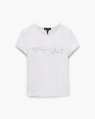 Camiseta encogida con logotipo Charm