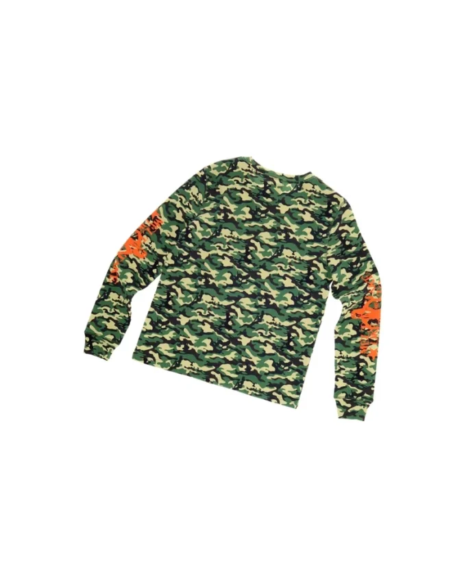 Camiseta térmica con estampado de camuflaje de Ice Studios