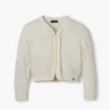 Cardigan con ganchos y ojales Cardigan con ganchos y ojales