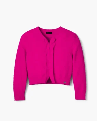 Cardigan con ganchos y ojales Cardigan con ganchos y ojales