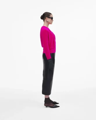 Cardigan con ganchos y ojales Cardigan con ganchos y ojales