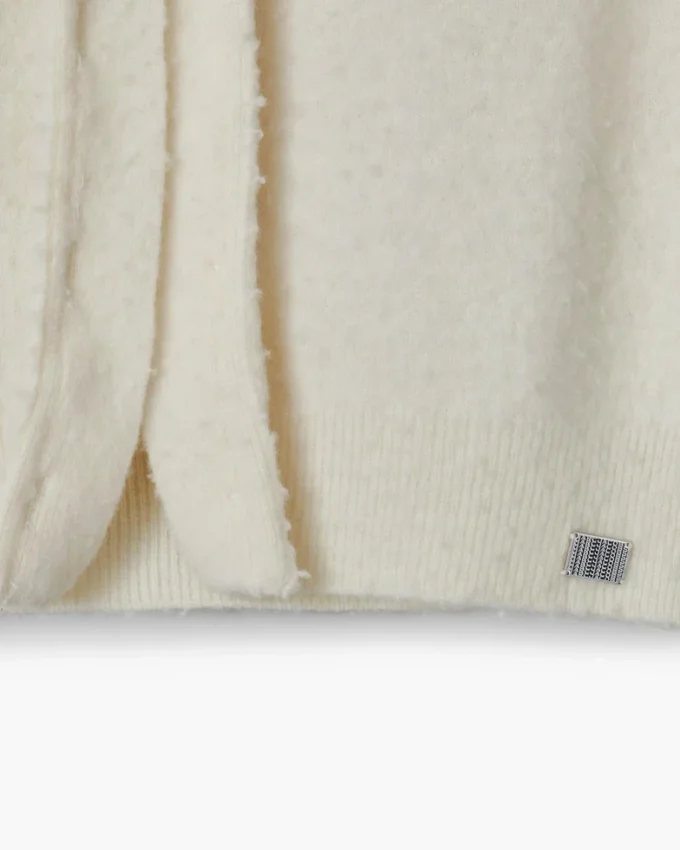 Cardigan con ganchos y ojales Cardigan con ganchos y ojales
