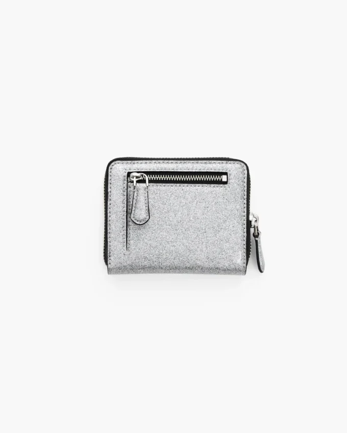Cartera compacta y delgada para el día a día con revestimiento brillante
