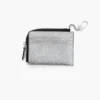 Cartera con cremallera superior recubierta de purpurina para el día a día