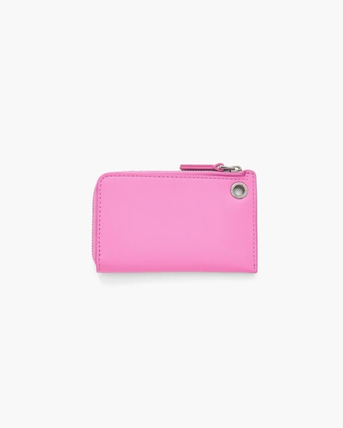 Cartera con cremallera superior y charms Cartera con cremallera superior y charms
