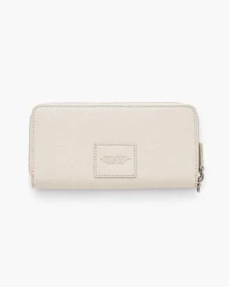 Cartera continental de piel