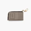 Cartera múltiple con cremallera superior de cuero Cartera múltiple con cremallera superior de cuero