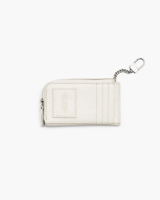 Cartera múltiple con cremallera superior de cuero Cartera múltiple con cremallera superior de cuero