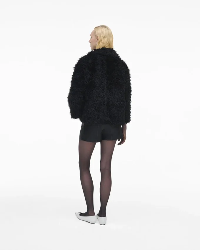 Chaqueta de mujer de pelo sintético Chaqueta de mujer de pelo sintético