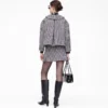 Chaqueta de tweed a cuadros