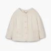 Chaqueta de tweed con espalda cruzada Chaqueta de tweed con espalda cruzada