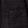 Chaqueta de tweed con espalda cruzada
