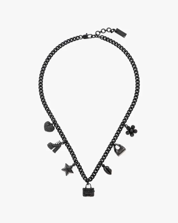 Collar con charms Mini Icon Pave