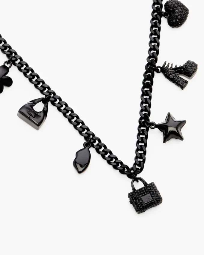 Collar con charms Mini Icon Pave