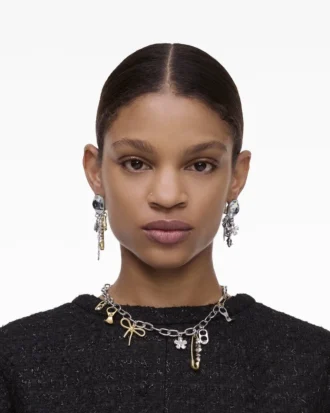 Collar con colgantes Grunge Glam