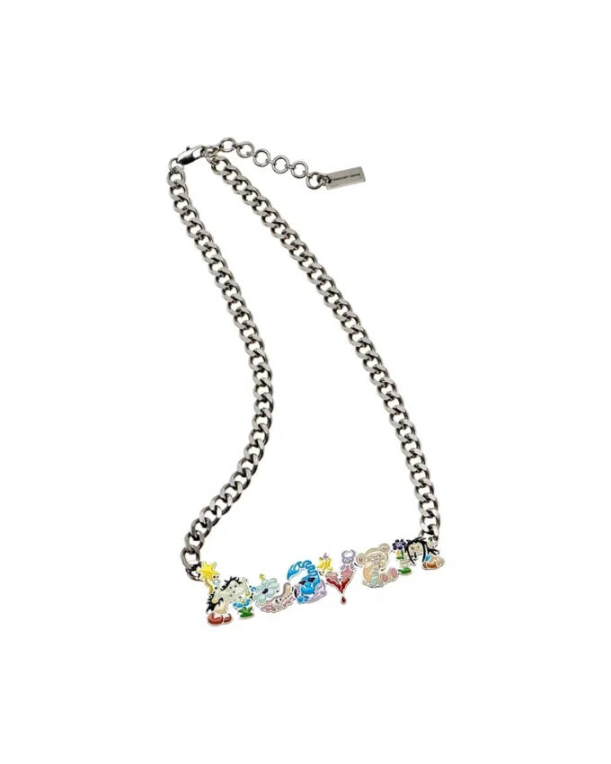 Collar con placa con nombre