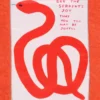David Shrigley X Marc Jacobs Bufanda de lana con estampado de serpiente David Shrigley X Marc Jacobs Bufanda de lana con estampado de serpiente