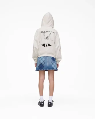 David Shrigley X Marc Jacobs Sudadera con capucha y cremallera Joy Of Falling