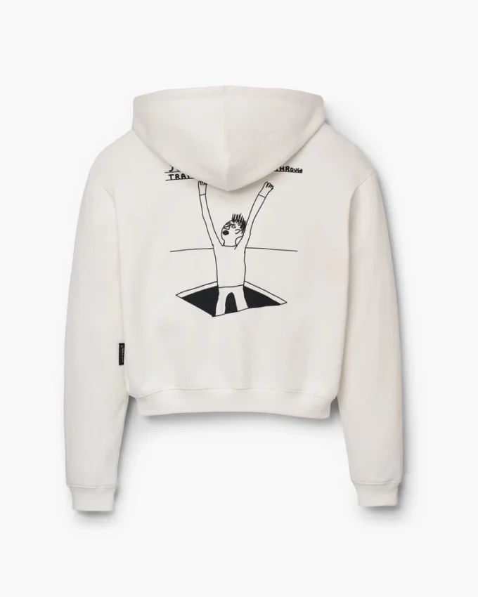 David Shrigley X Marc Jacobs Sudadera con capucha y cremallera Joy Of Falling