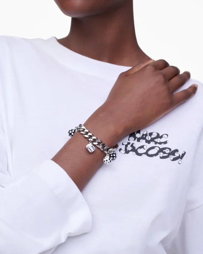 Derrick Adams X Marc Jacobs Pulsera con dijes de dados