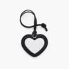 Dije para bolso con espejo en forma de corazón