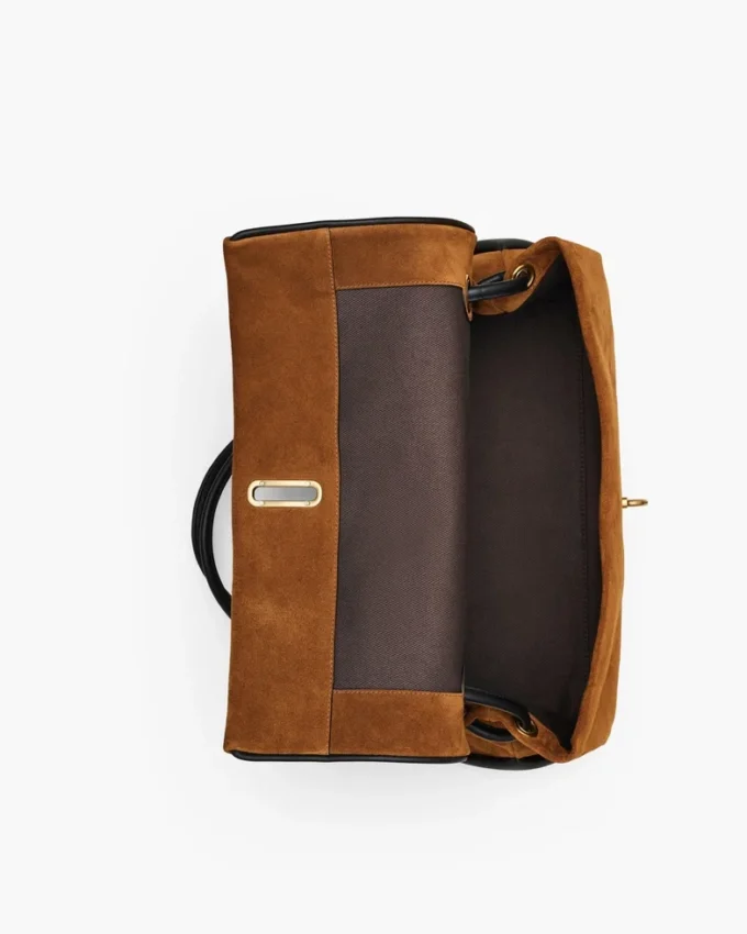 El bolso grande Dual de ante El bolso grande Dual de ante