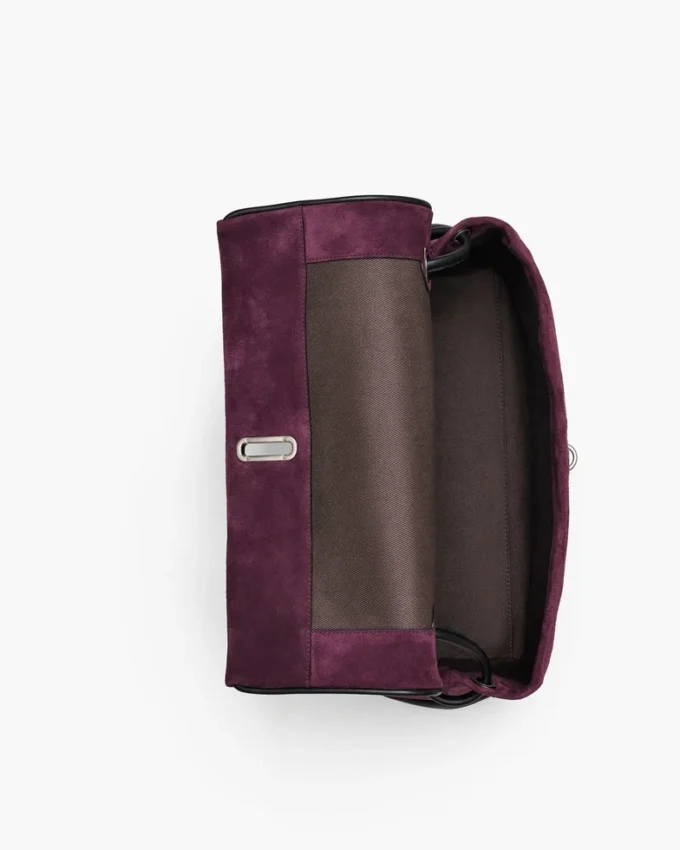 El bolso grande Dual de ante