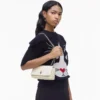El bolso mini con doble cadena El bolso mini con doble cadena