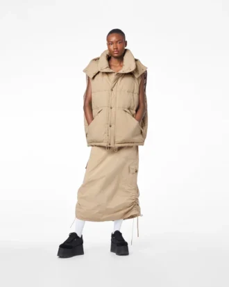El chaleco acolchado oversize