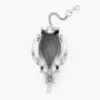 El charm Nano Tote de piel metalizada El charm Nano Tote de piel metalizada