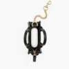 El charm Nano Tote de piel metalizada El charm Nano Tote de piel metalizada