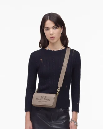 El mini bolso de piel