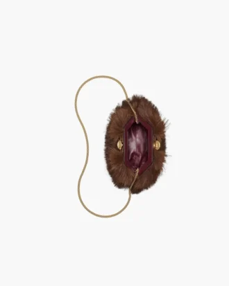 El pequeño bolso de mano Glam de piel sintética