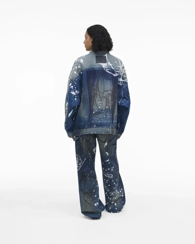 Futura x Marc Jacobs Painted Denim Big Trucker