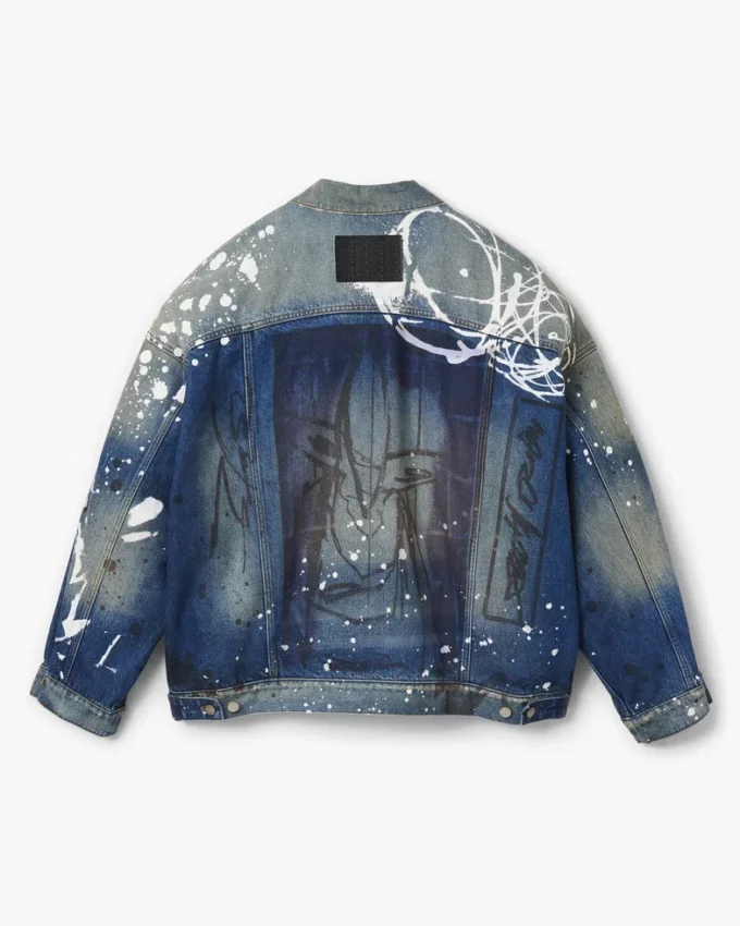 Futura x Marc Jacobs Painted Denim Big Trucker