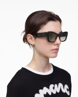 Gafas de sol Cat Eye con logotipo llamativo