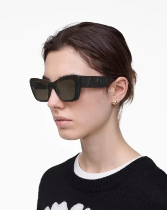 Gafas de sol Cat Eye con logotipo llamativo