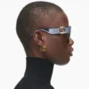 Gafas de sol cuadradas con aberturas The J Marc Gafas de sol cuadradas con aberturas The J Marc