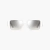 Gafas de sol cuadradas con espejo y logotipo llamativo Gafas de sol cuadradas con espejo y logotipo llamativo