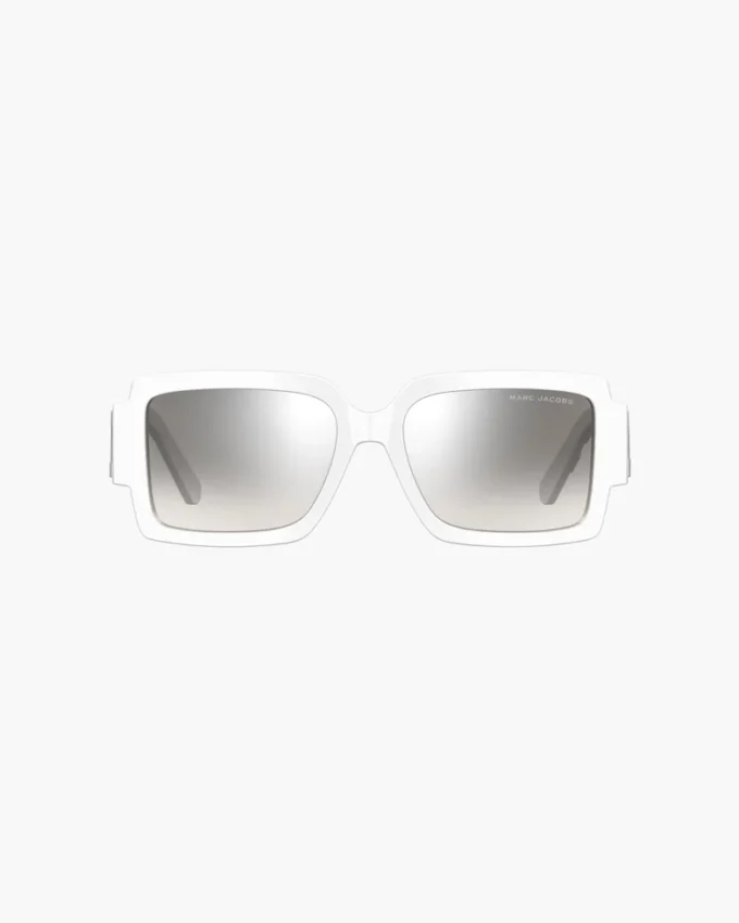 Gafas de sol cuadradas con espejo y logotipo llamativo Gafas de sol cuadradas con espejo y logotipo llamativo
