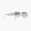 Gafas de sol cuadradas con espejo y logotipo llamativo Gafas de sol cuadradas con espejo y logotipo llamativo