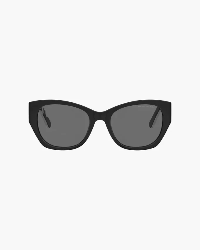 Gafas de sol cuadradas con ojo de gato y logotipo llamativo