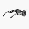 Gafas de sol cuadradas con ojo de gato y logotipo llamativo