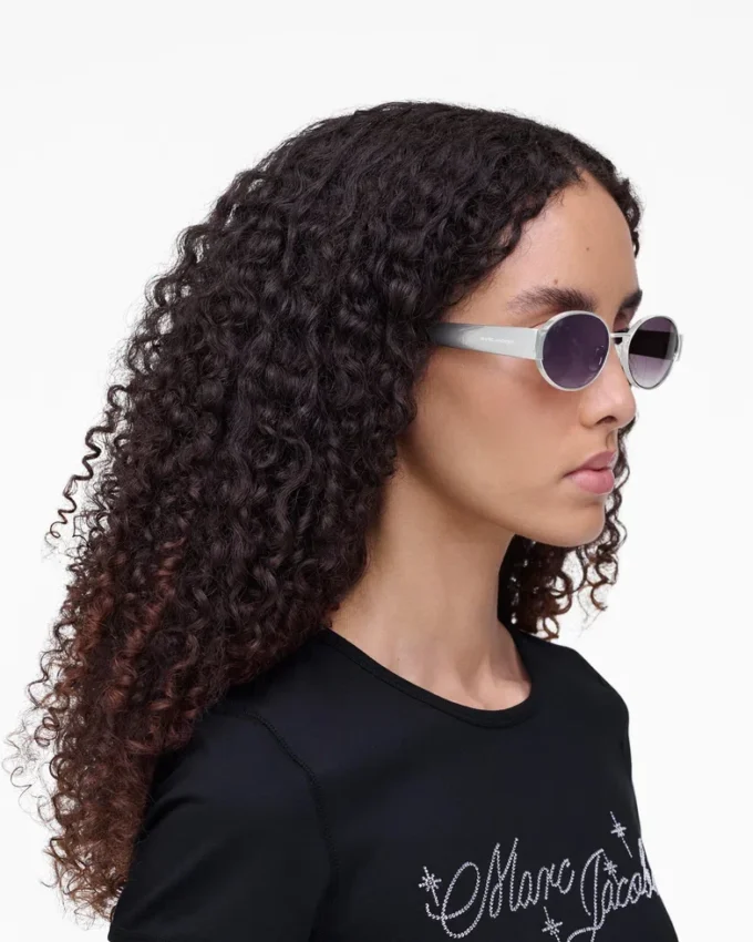 Gafas de sol redondas con logotipo clásico