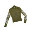 Jersey con cremallera y estampado