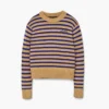 Jersey de cuello redondo a rayas Joy Jersey de cuello redondo a rayas Joy