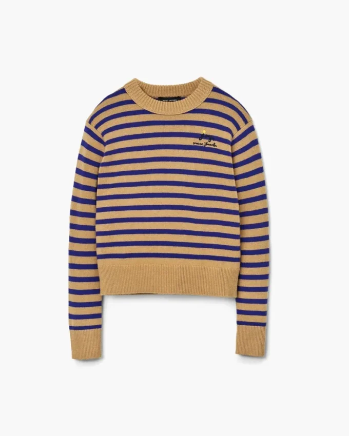 Jersey de cuello redondo a rayas Joy Jersey de cuello redondo a rayas Joy