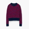 Jersey de cuello redondo a rayas Joy Jersey de cuello redondo a rayas Joy