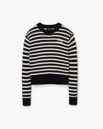 Jersey de cuello redondo a rayas Joy